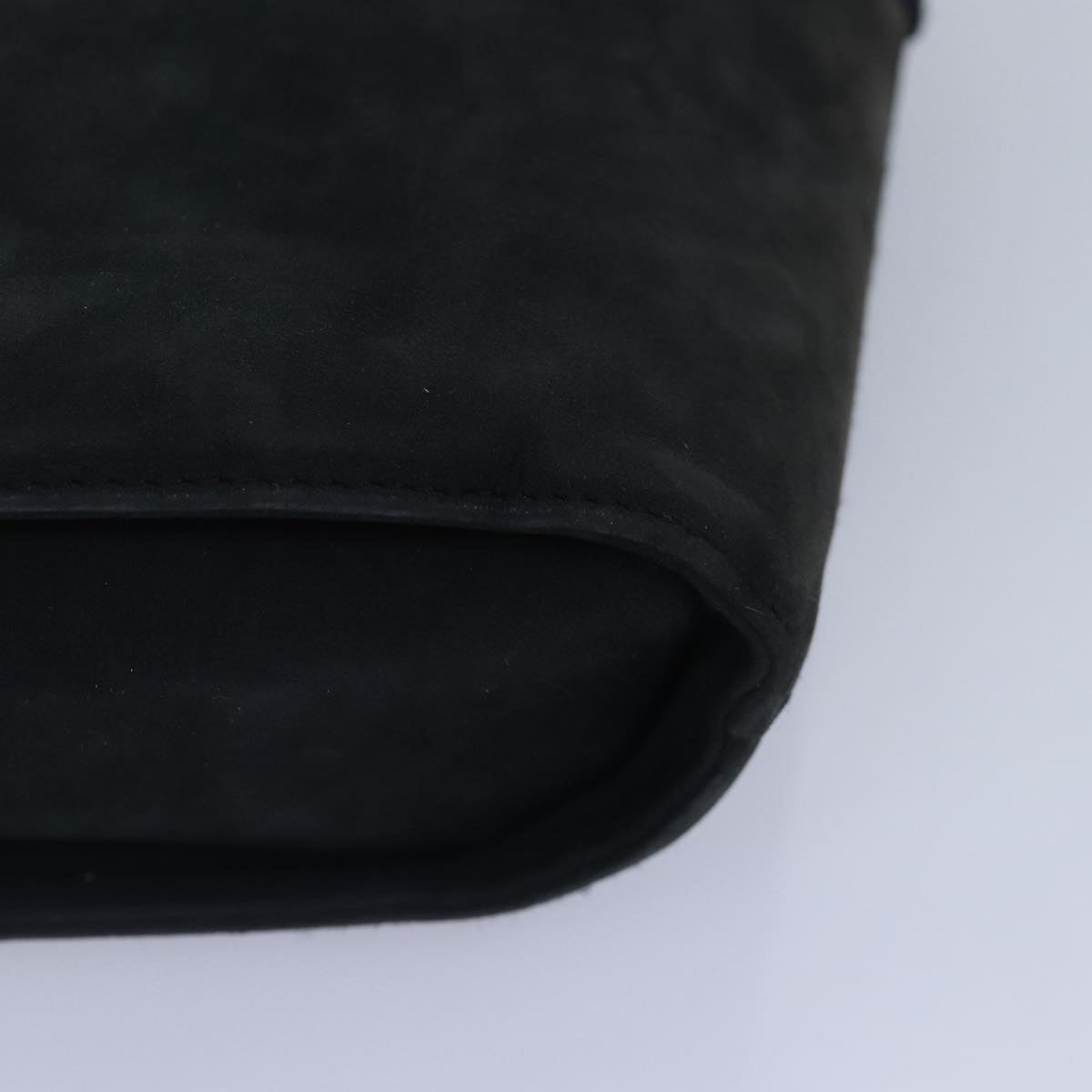 Salvatore Ferragamo Vara Navy Suede Handbag (Pre-Owned)