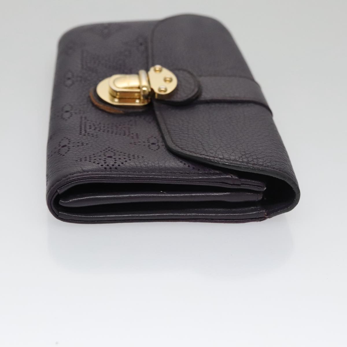 Louis Vuitton Amelia Purple Leather Wallet  (Pre-Owned)