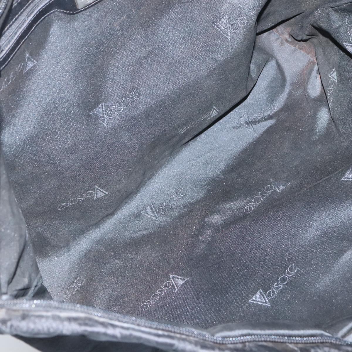 Versace Black Nylon Tote Bag (Pre-Owned)