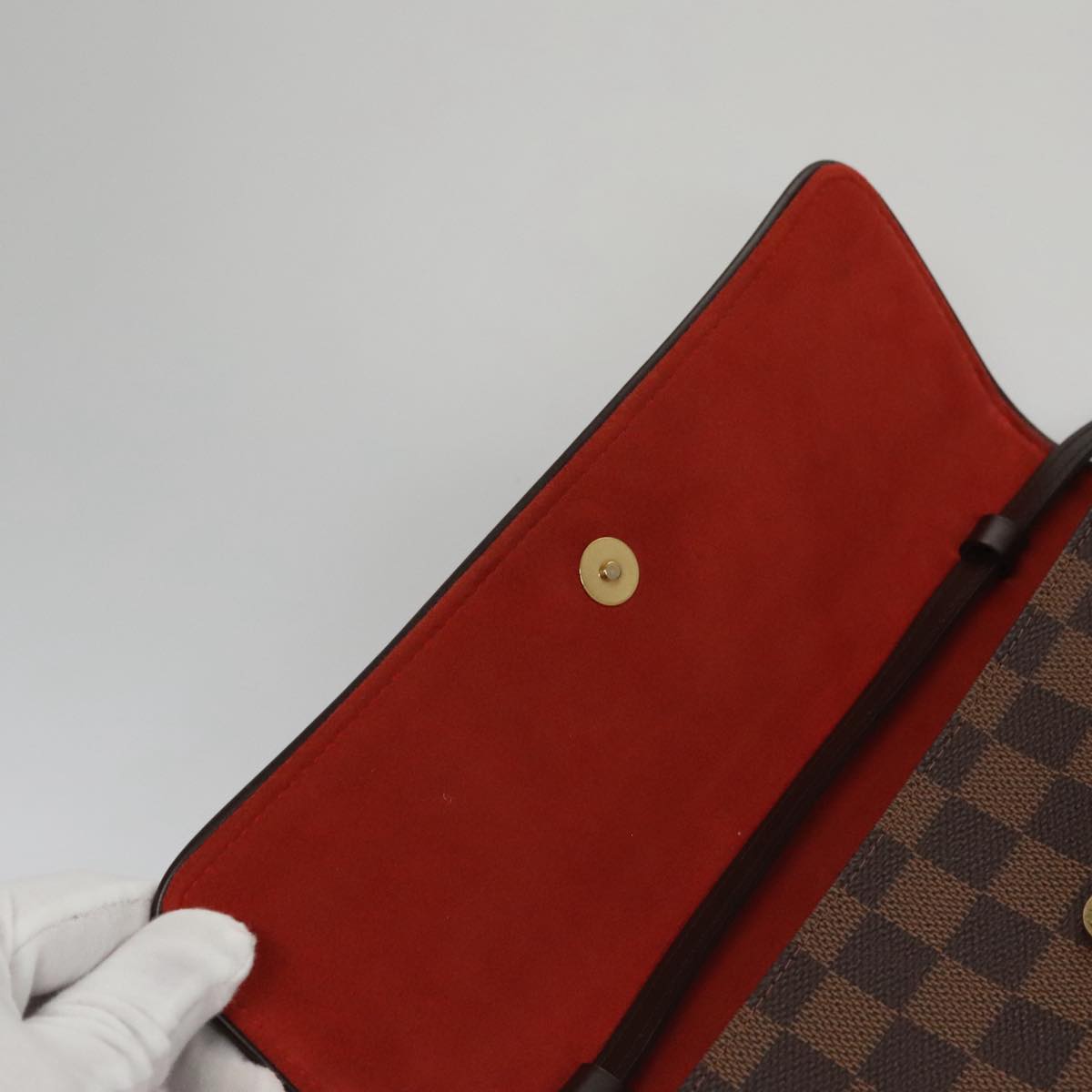 Louis Vuitton Twin Brown Canvas Shoulder Bag (Pre-Owned)