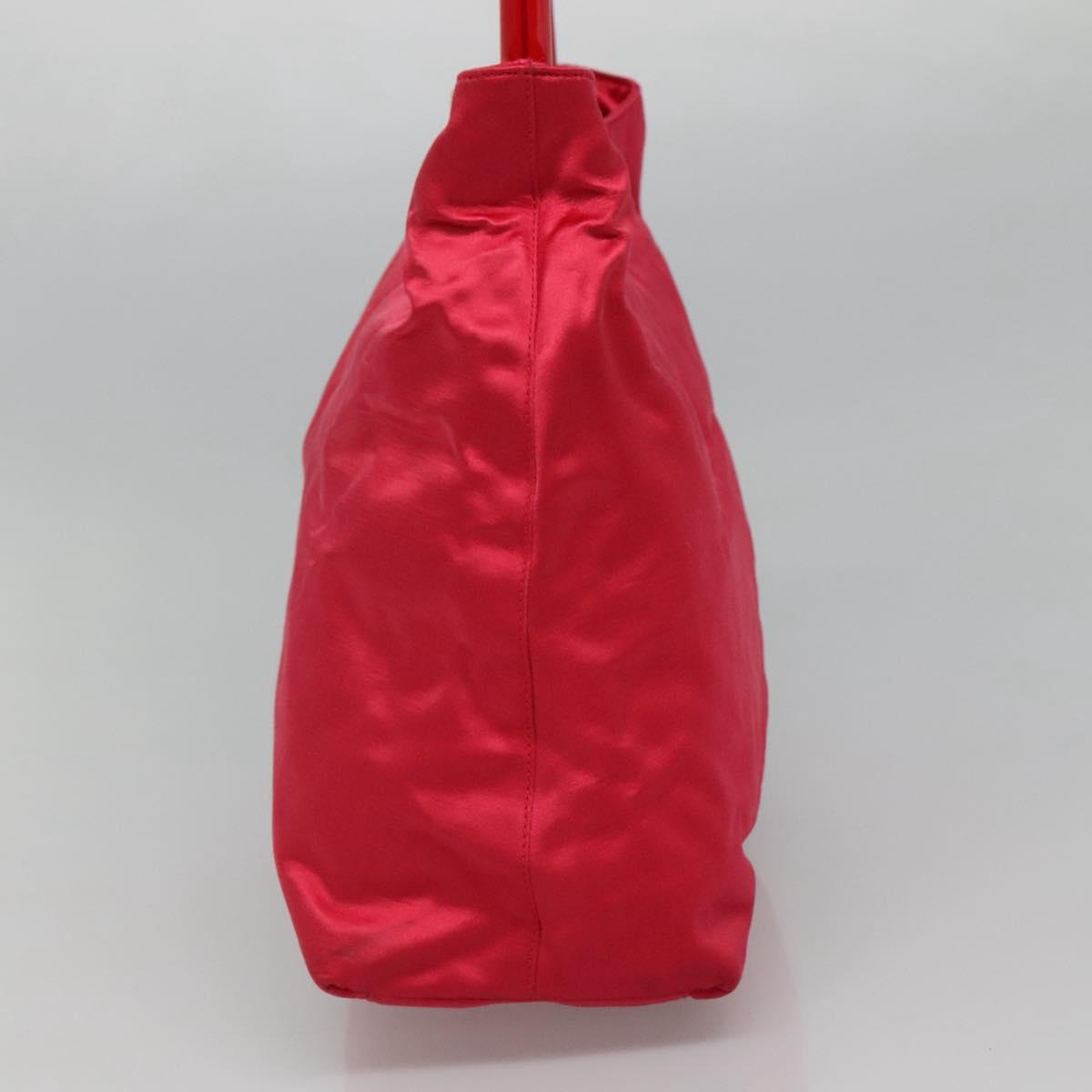 Prada Tessuto Pink Synthetic Shoulder Bag (Pre-Owned)