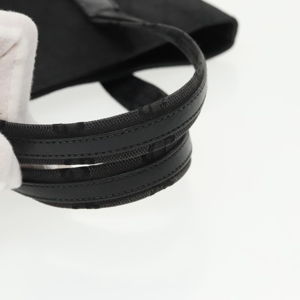 Gucci Black Canvas Handbag (Pre-Owned)