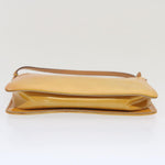 Louis Vuitton Pochette Accessoire Yellow Patent Leather Handbag (Pre-Owned)