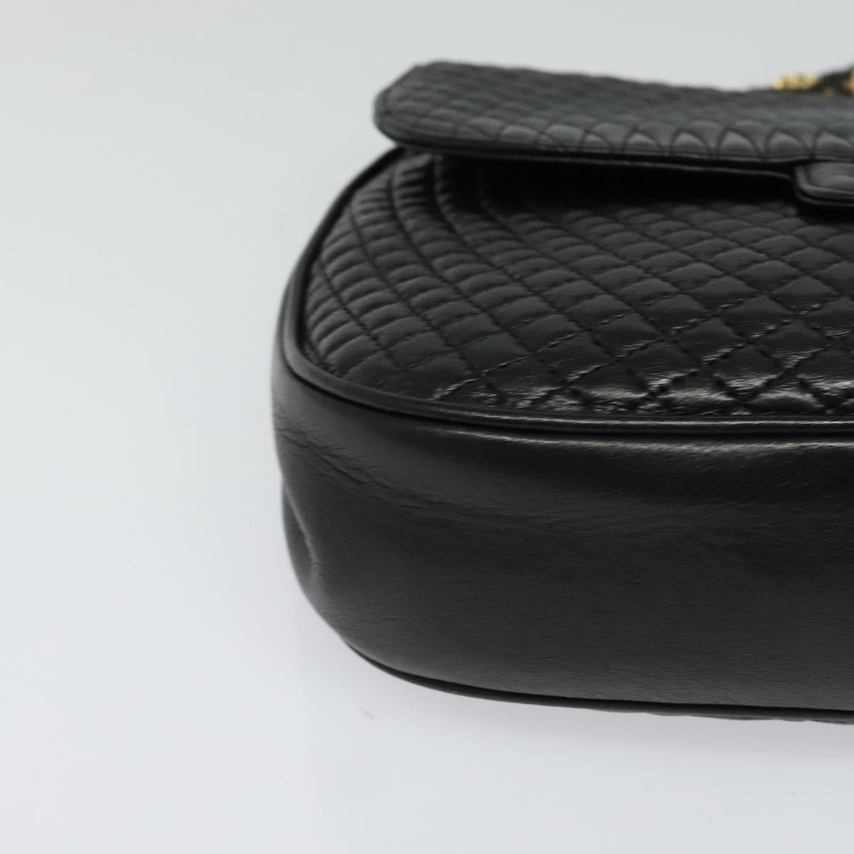 Bally Black Leather Shoulder Bag (Pre-Owned)