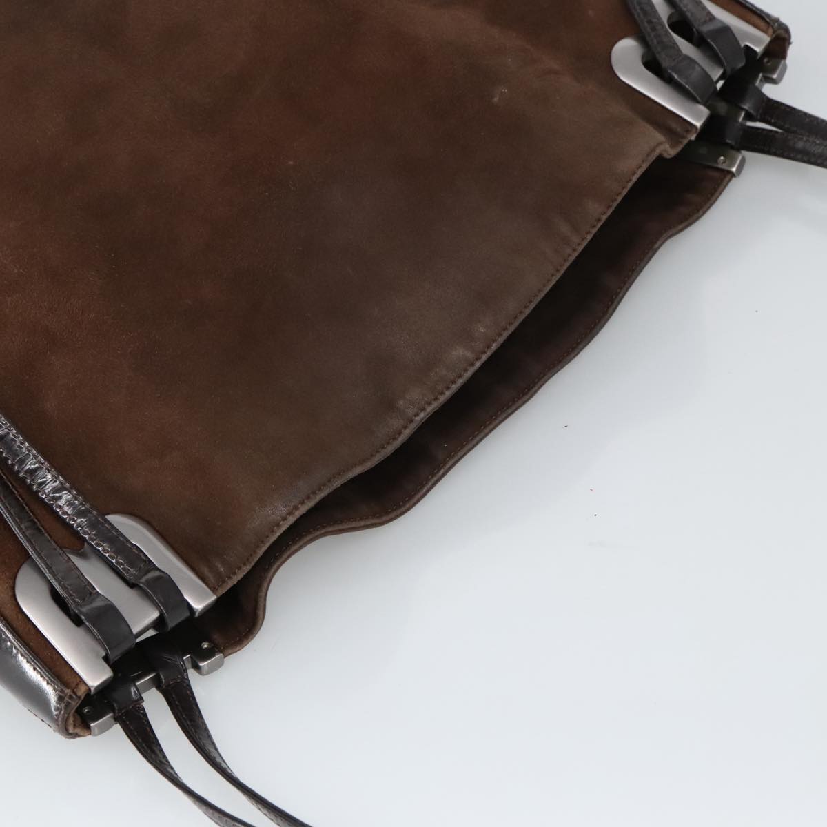 Bally Brown Suede Shoulder Bag (Pre-Owned)