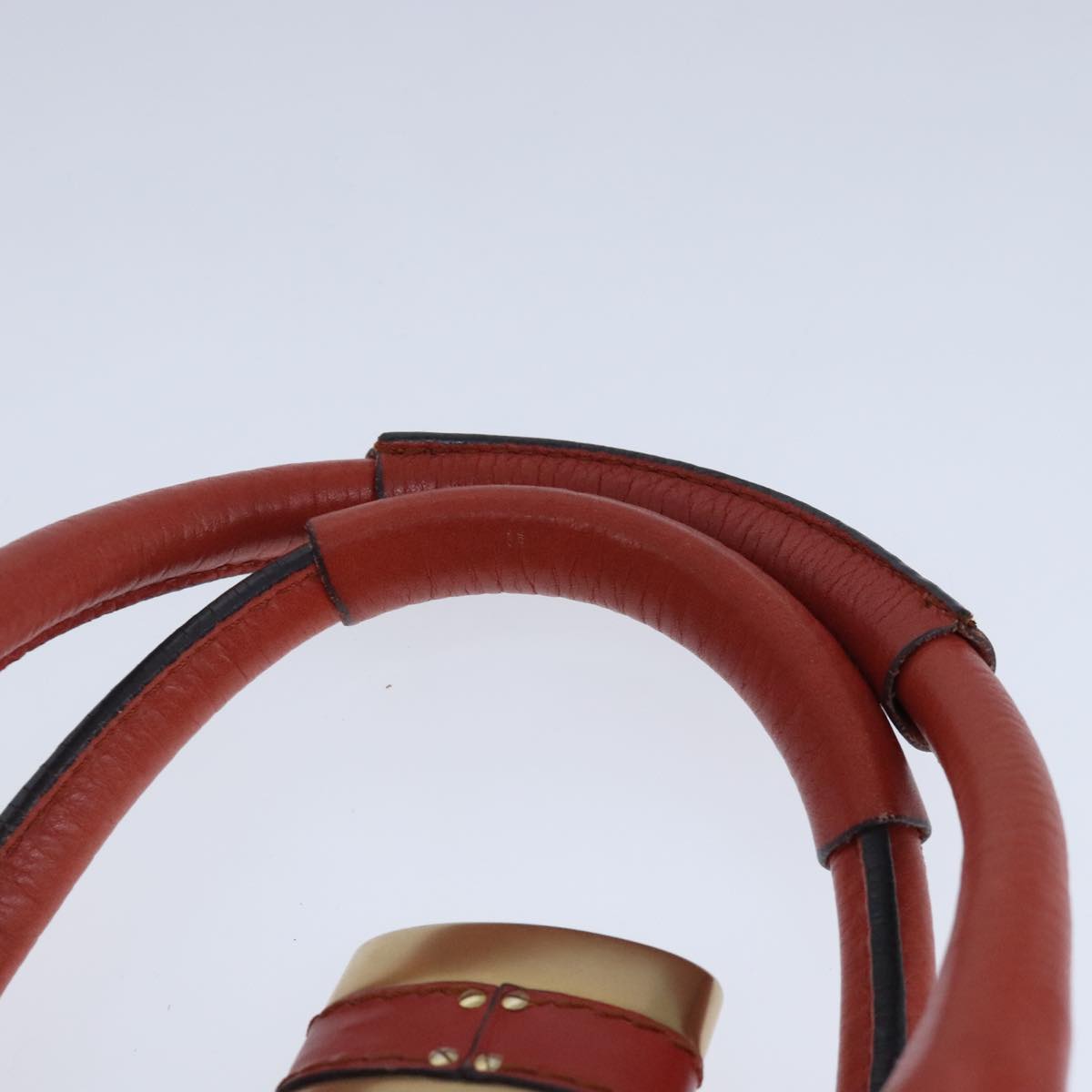 Chloé Paddington Red Leather Handbag (Pre-Owned)