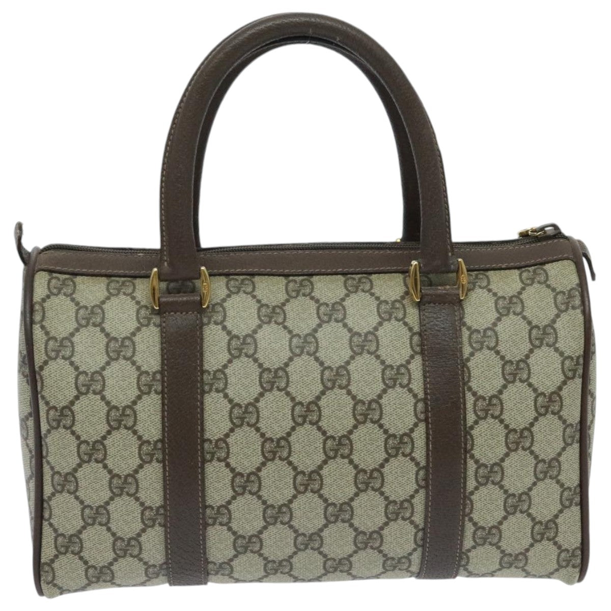 Gucci Ophidia Beige Canvas Travel Bag (Pre-Owned)