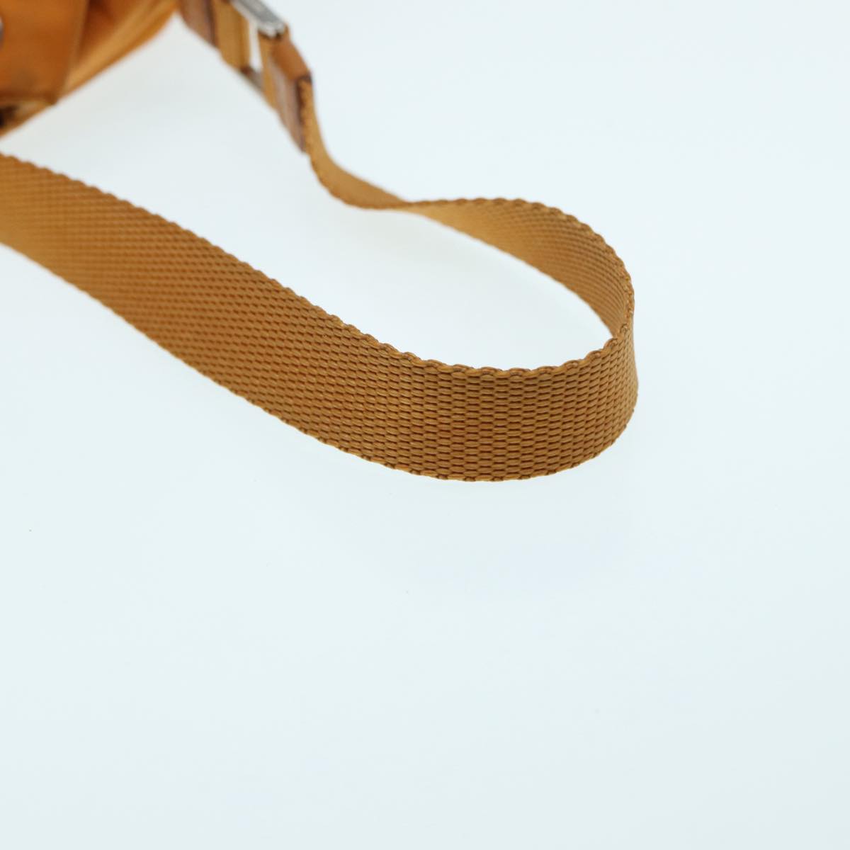 Prada Tessuto Orange Synthetic Clutch Bag (Pre-Owned)