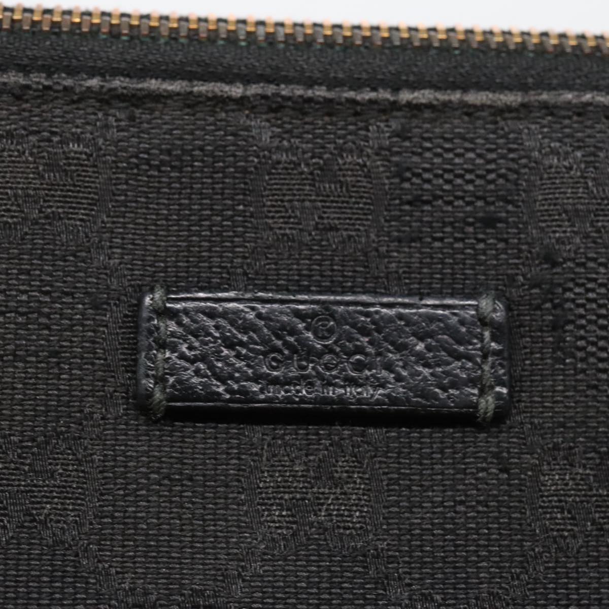 Gucci Black Canvas Shoulder Bag (Pre-Owned)