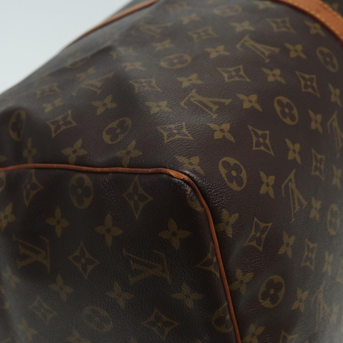 Louis Vuitton Keepall 60 Brown Canvas Travel Bag (Pre-Owned)