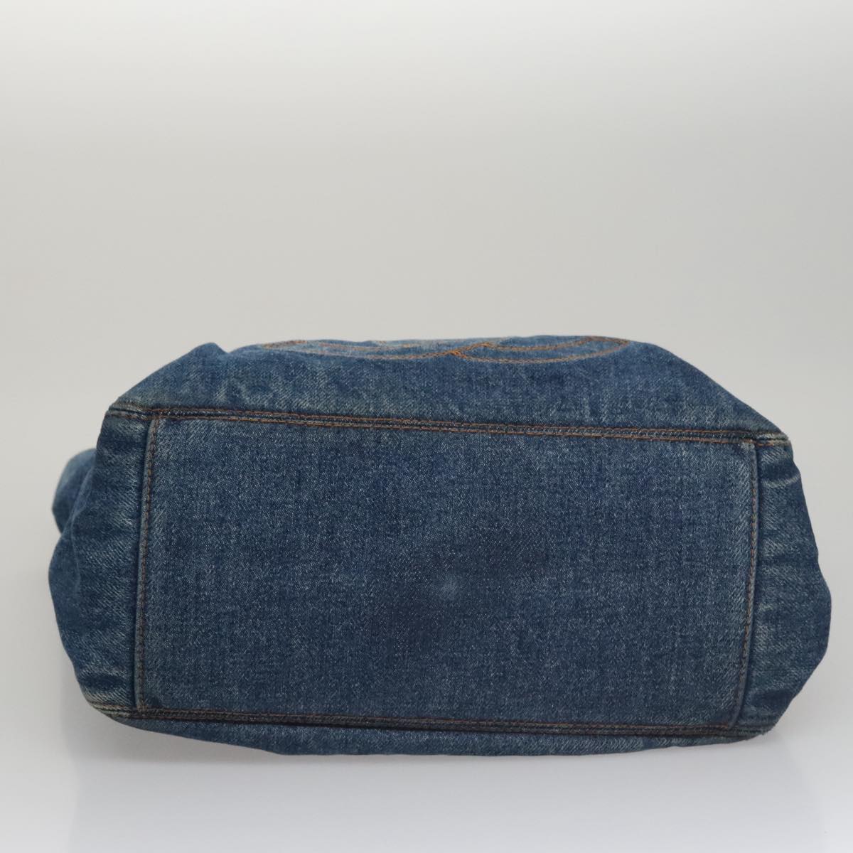 Chanel Shopping Blue Denim - Jeans Tote Bag (Pre-Owned)