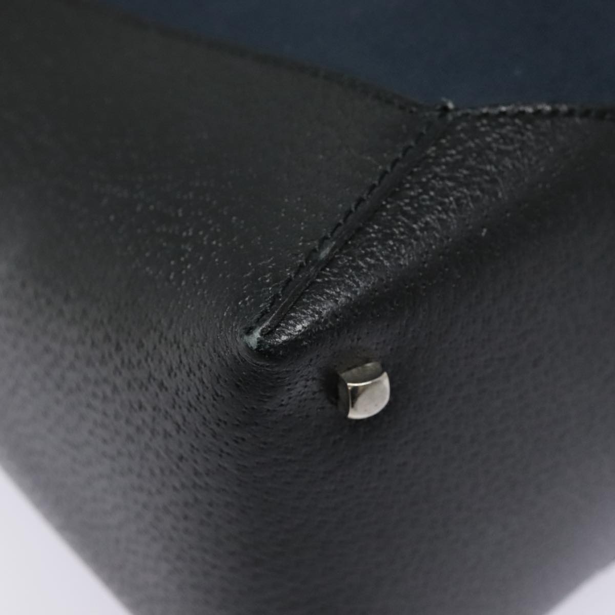 Salvatore Ferragamo Navy Canvas Tote Bag (Pre-Owned)