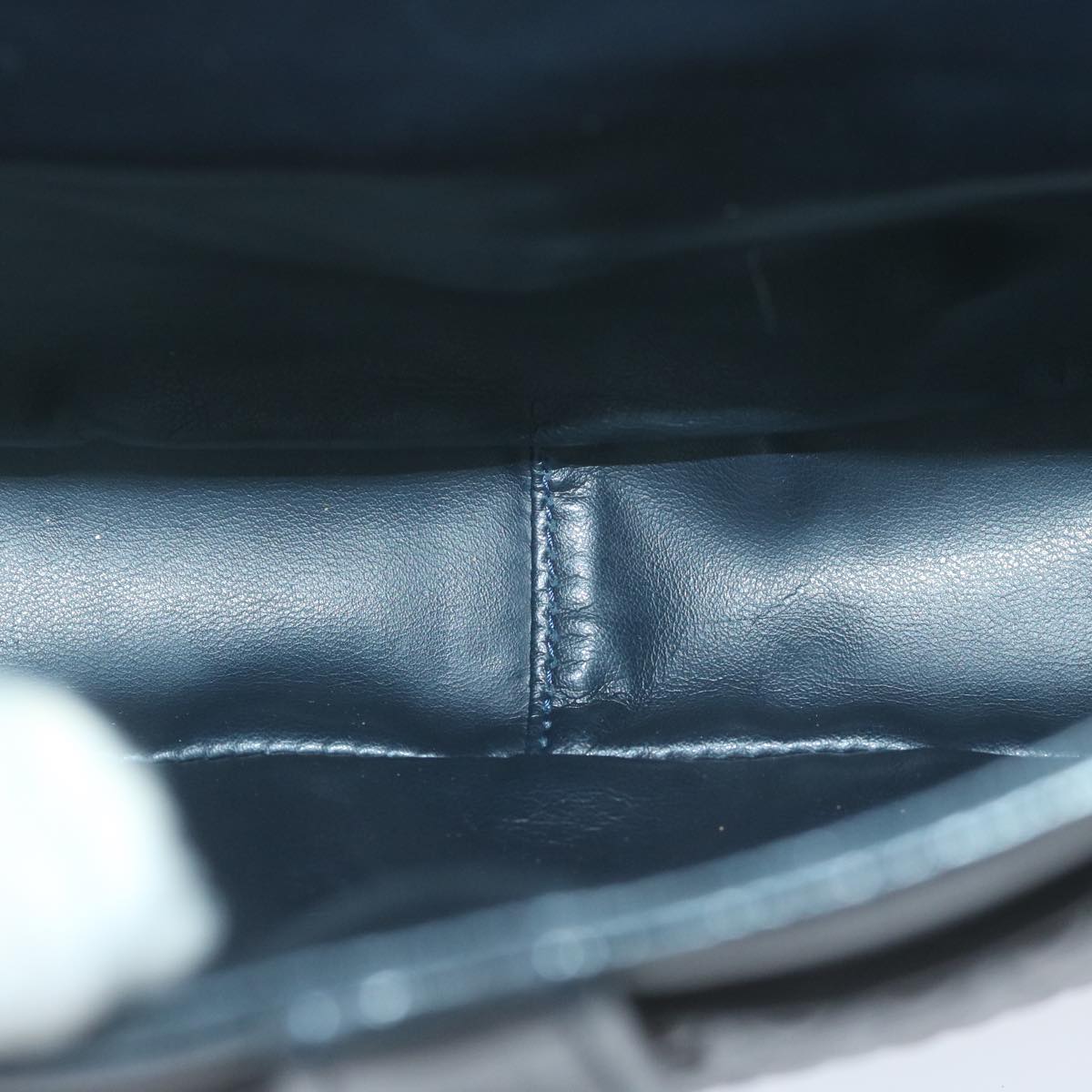 Bally Navy Leather Shoulder Bag (Pre-Owned)