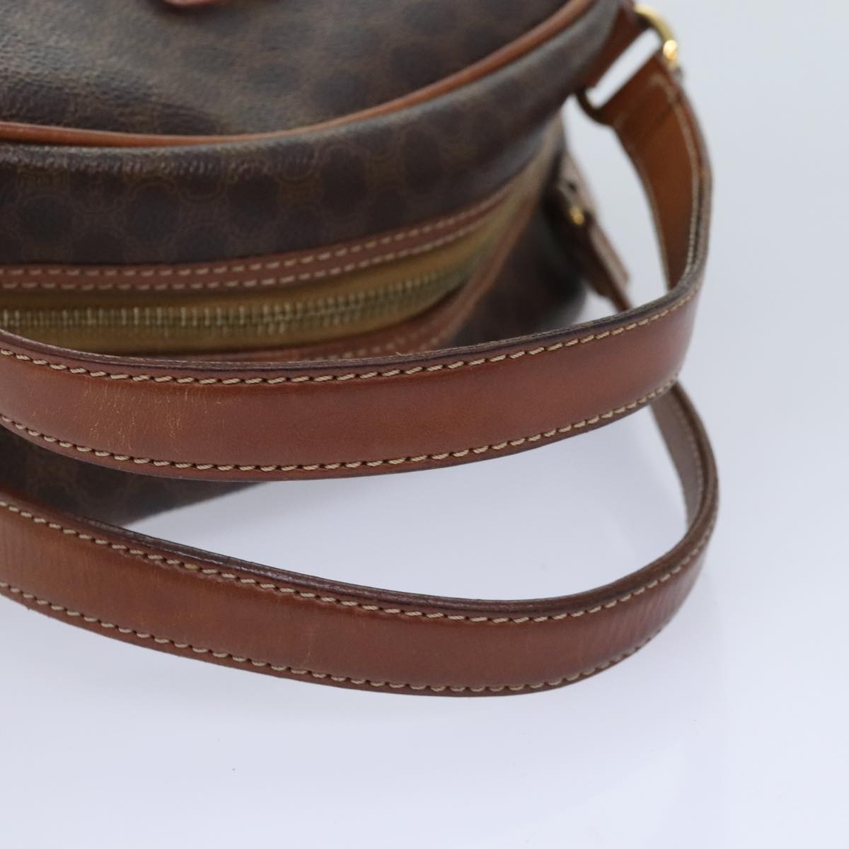 Céline Macadam Brown Canvas Handbag (Pre-Owned)
