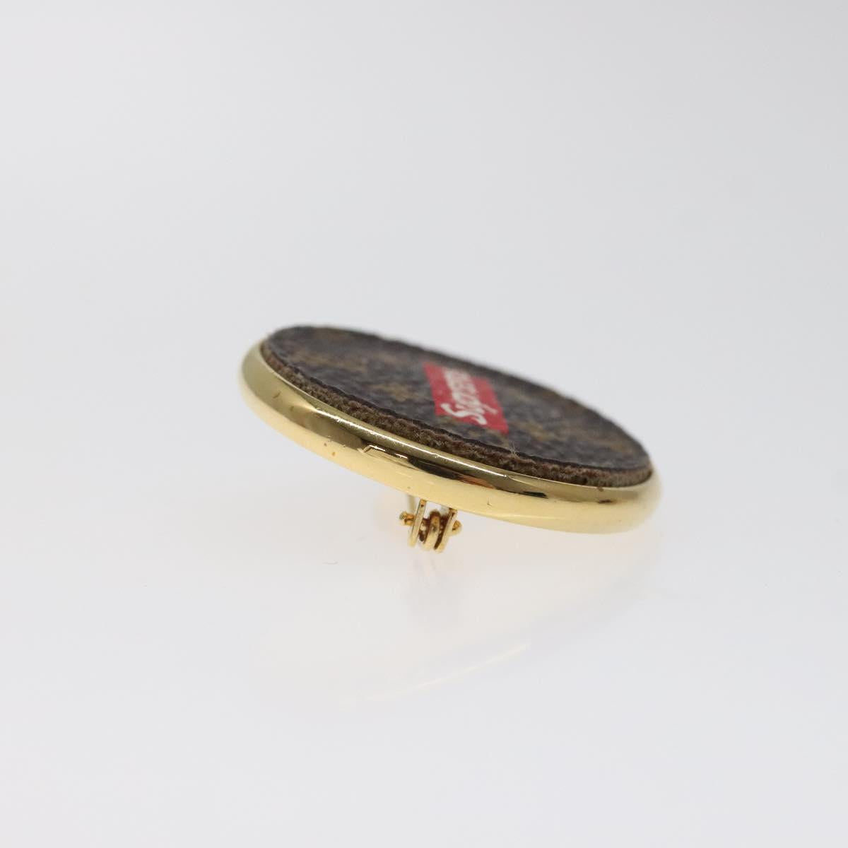 Louis Vuitton Gold Gold Plated Brooch Jewelry (Pre-Owned)