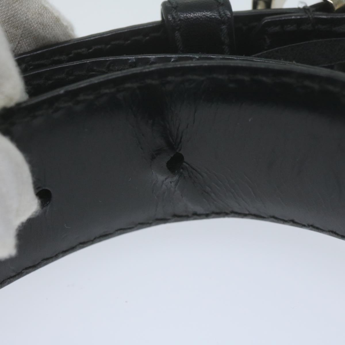 Gucci Black Leather Belt  (Pre-Owned)