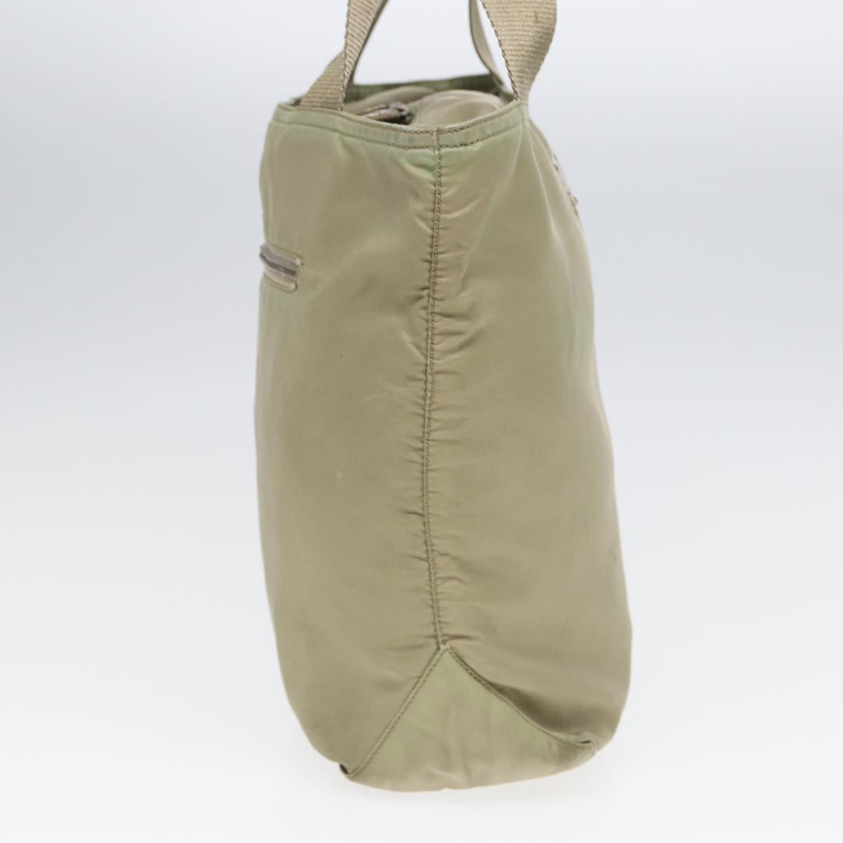 Prada Tessuto Beige Synthetic Tote Bag (Pre-Owned)