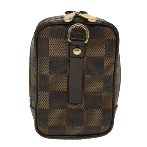 Louis Vuitton Etui Okapi Brown Canvas Clutch Bag (Pre-Owned)