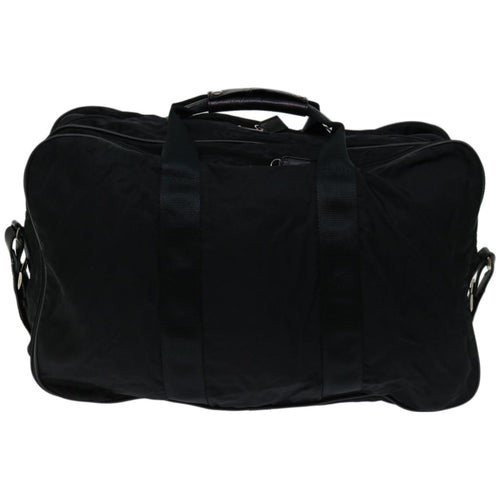 Prada Tessuto Black Synthetic Travel Bag (Pre-Owned)