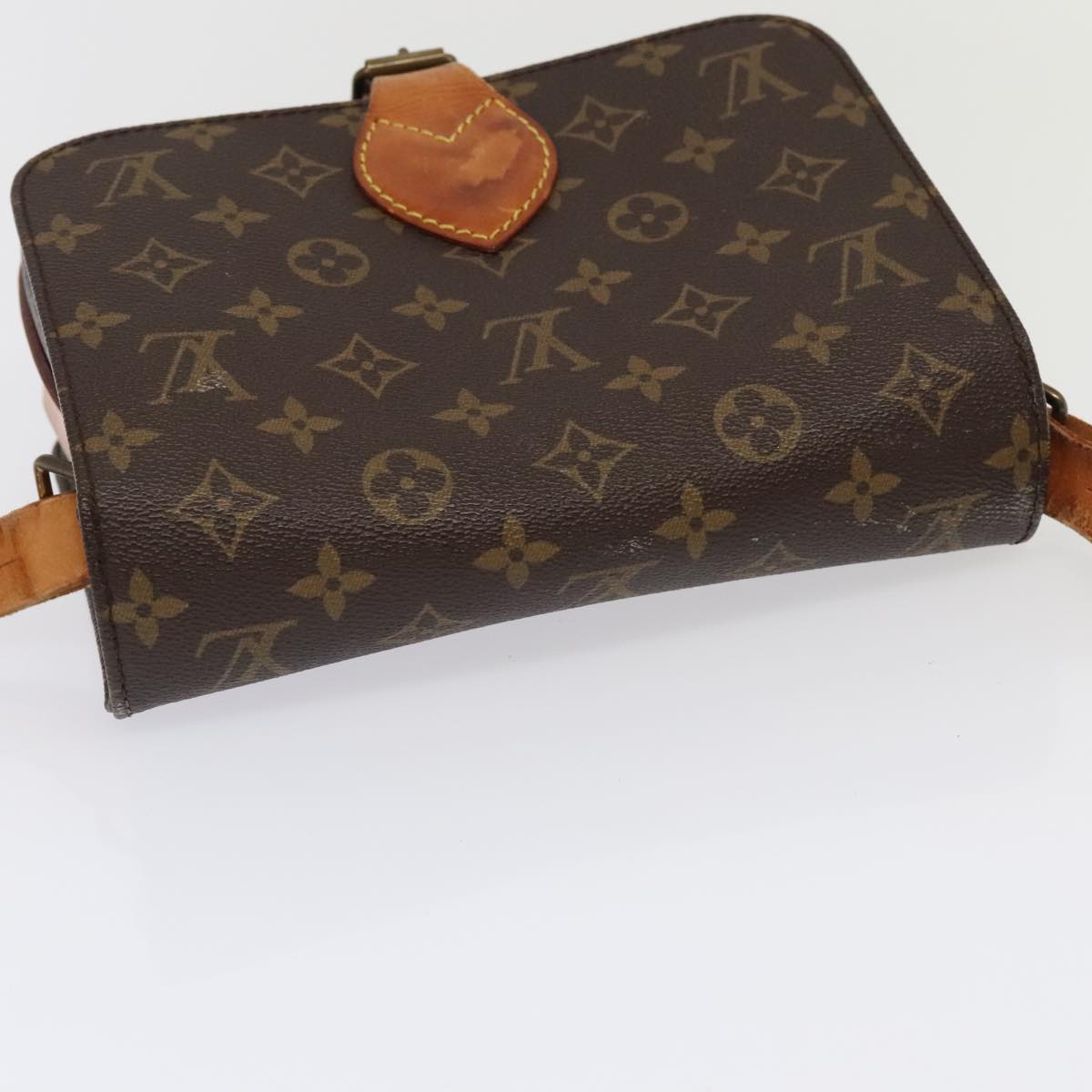 Louis Vuitton Cartouchière Brown Canvas Shoulder Bag (Pre-Owned)
