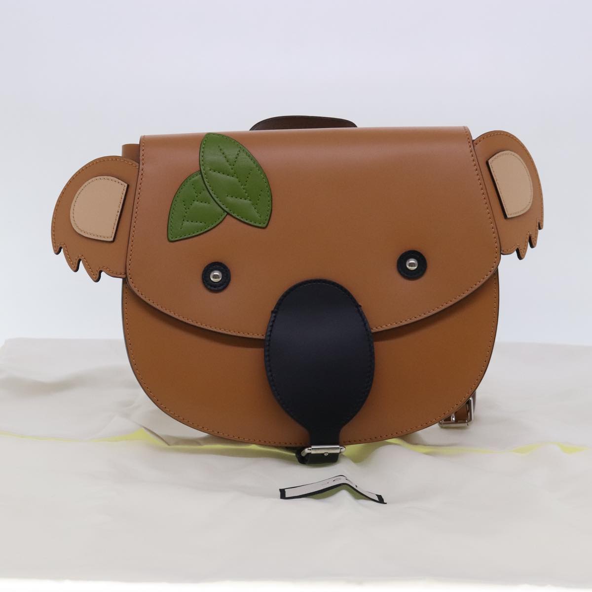 Gucci Brown Leather Backpack Bag (Pre-Owned)