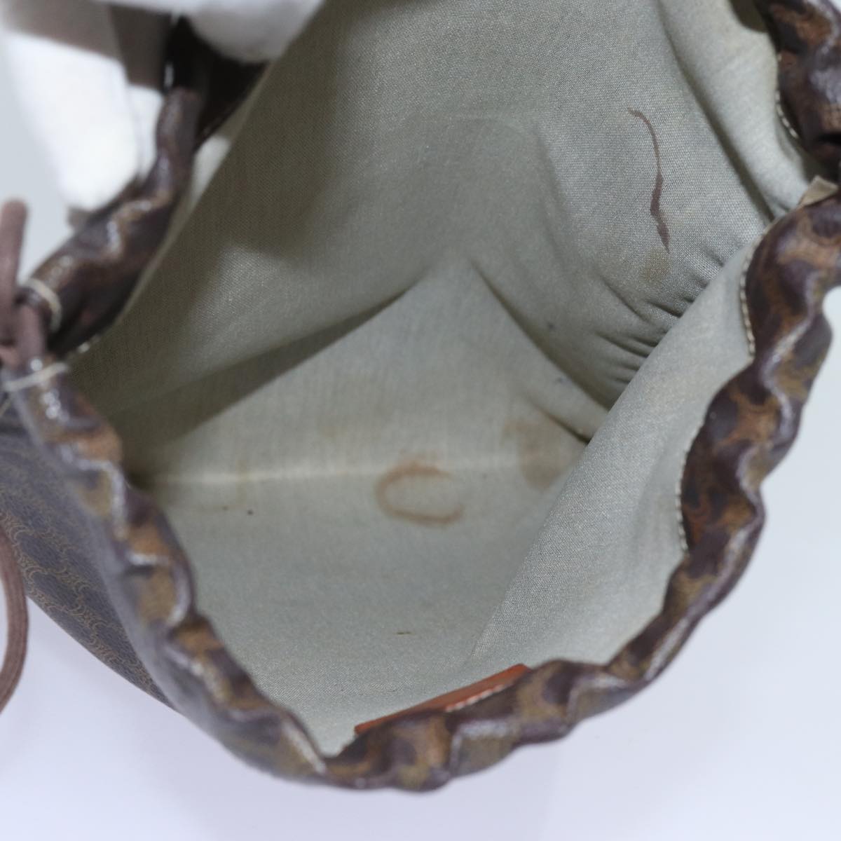 Céline Macadam Brown Canvas Clutch Bag (Pre-Owned)