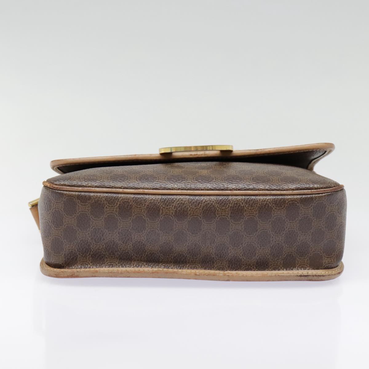 Céline Macadam Brown Canvas Shoulder Bag (Pre-Owned)
