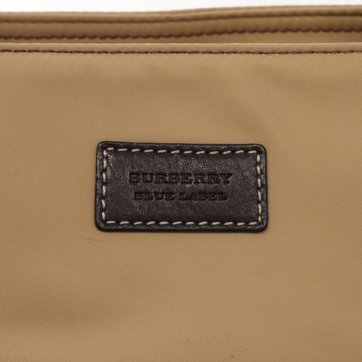 Burberry Blue Label Beige Synthetic Tote Bag (Pre-Owned)