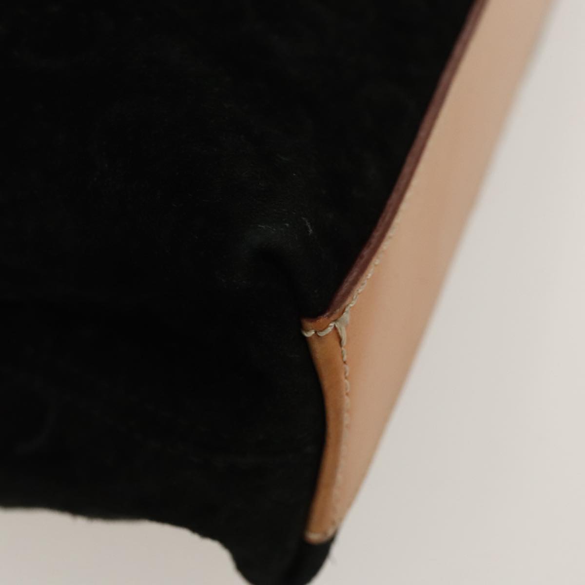 Céline C Black Suede Handbag (Pre-Owned)