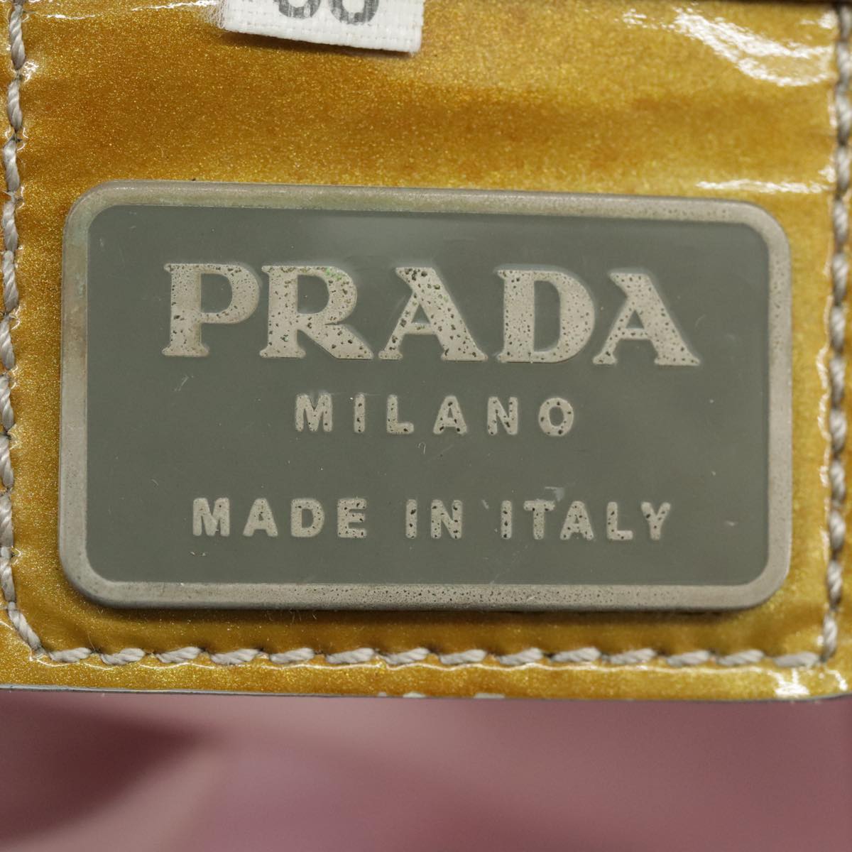 Prada Tessuto Pink Synthetic Shoulder Bag (Pre-Owned)