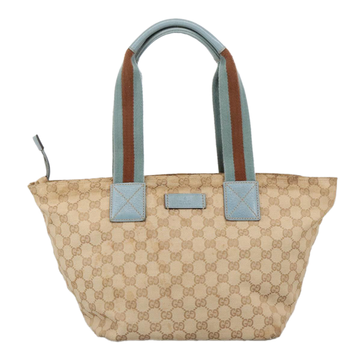 Gucci Beige Canvas Shoulder Bag (Pre-Owned)