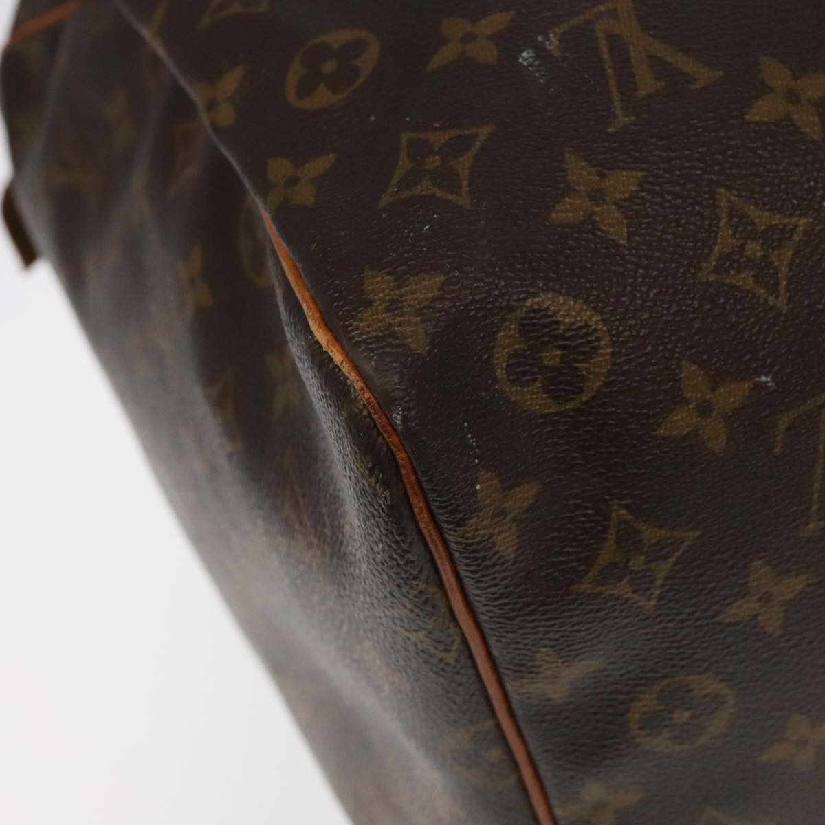 Louis Vuitton Keepall 60 Brown Canvas Travel Bag (Pre-Owned)