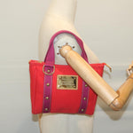 Louis Vuitton Cabas Red Canvas Tote Bag (Pre-Owned)