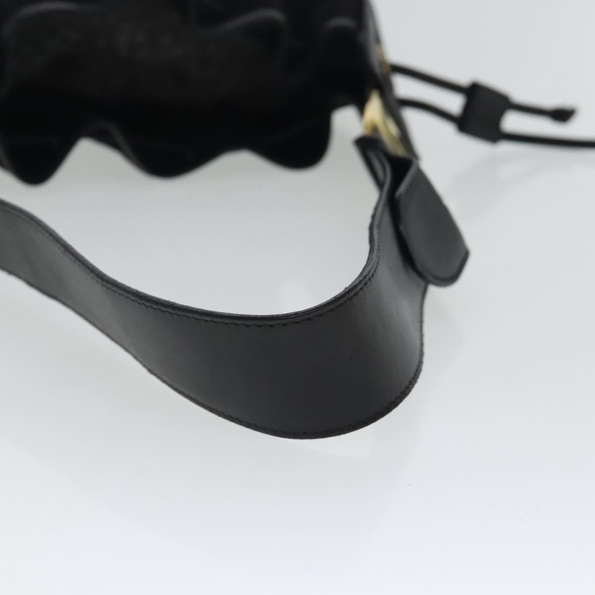 Salvatore Ferragamo Vara Black Suede Shoulder Bag (Pre-Owned)