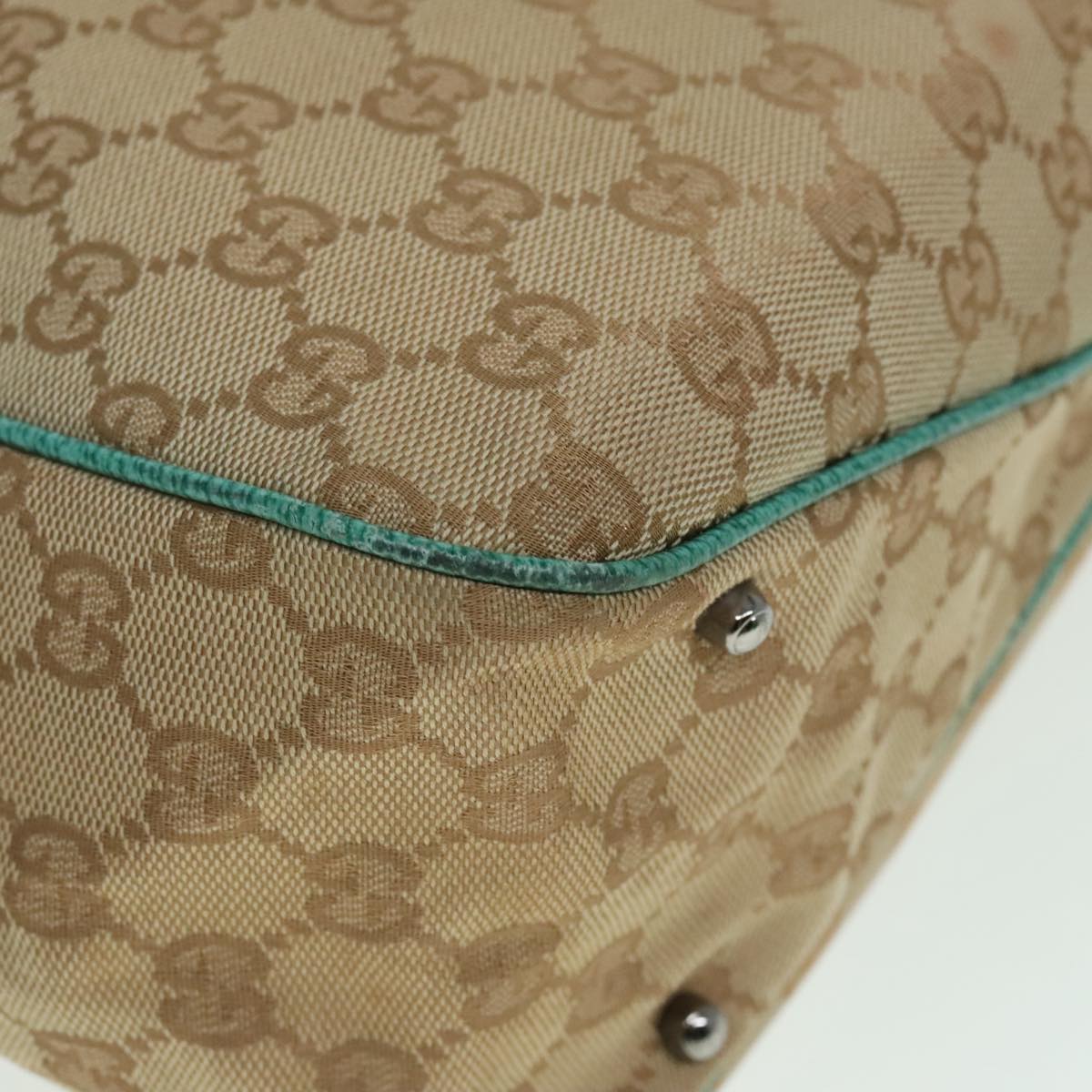 Gucci Beige Canvas Tote Bag (Pre-Owned)