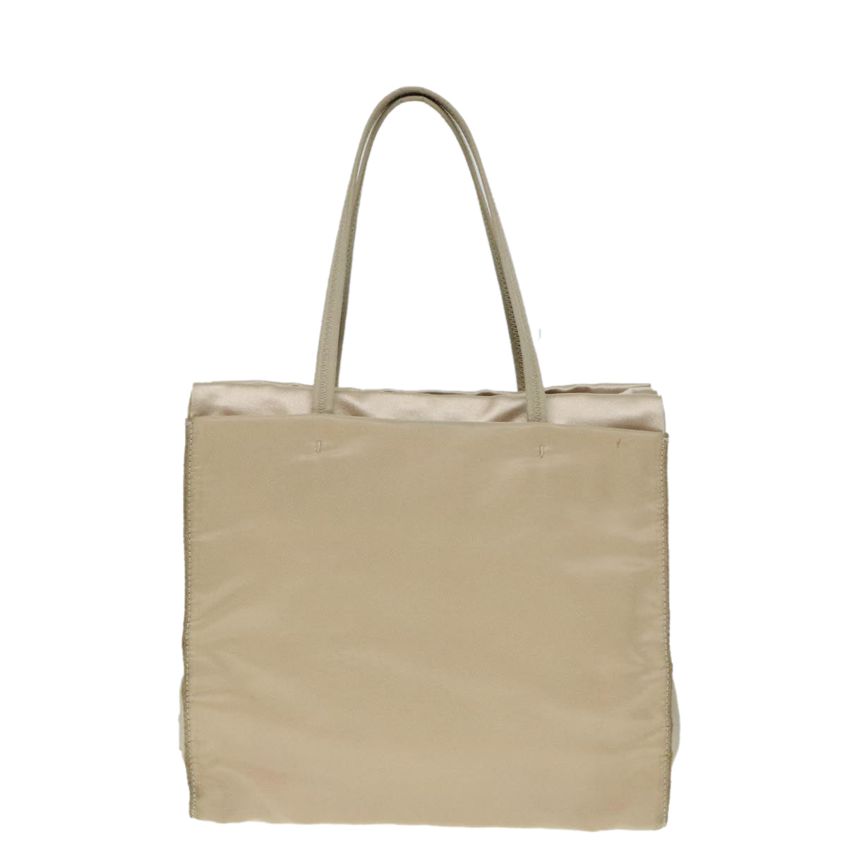 Prada Re-Nylon Beige Synthetic Handbag (Pre-Owned)