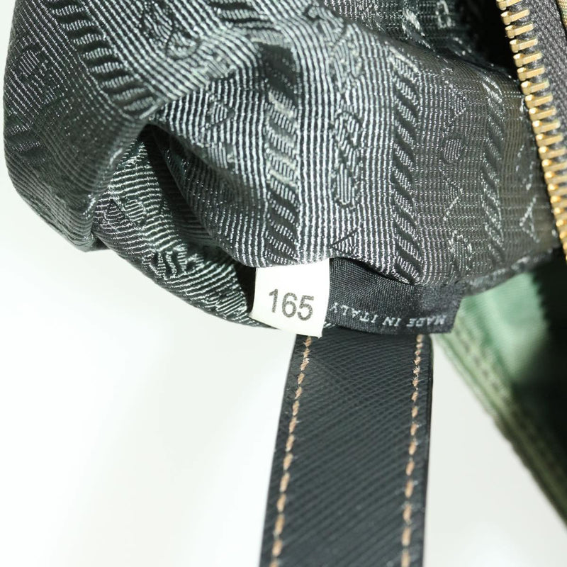 Prada Grey Synthetic Shoulder Bag (Pre-Owned)