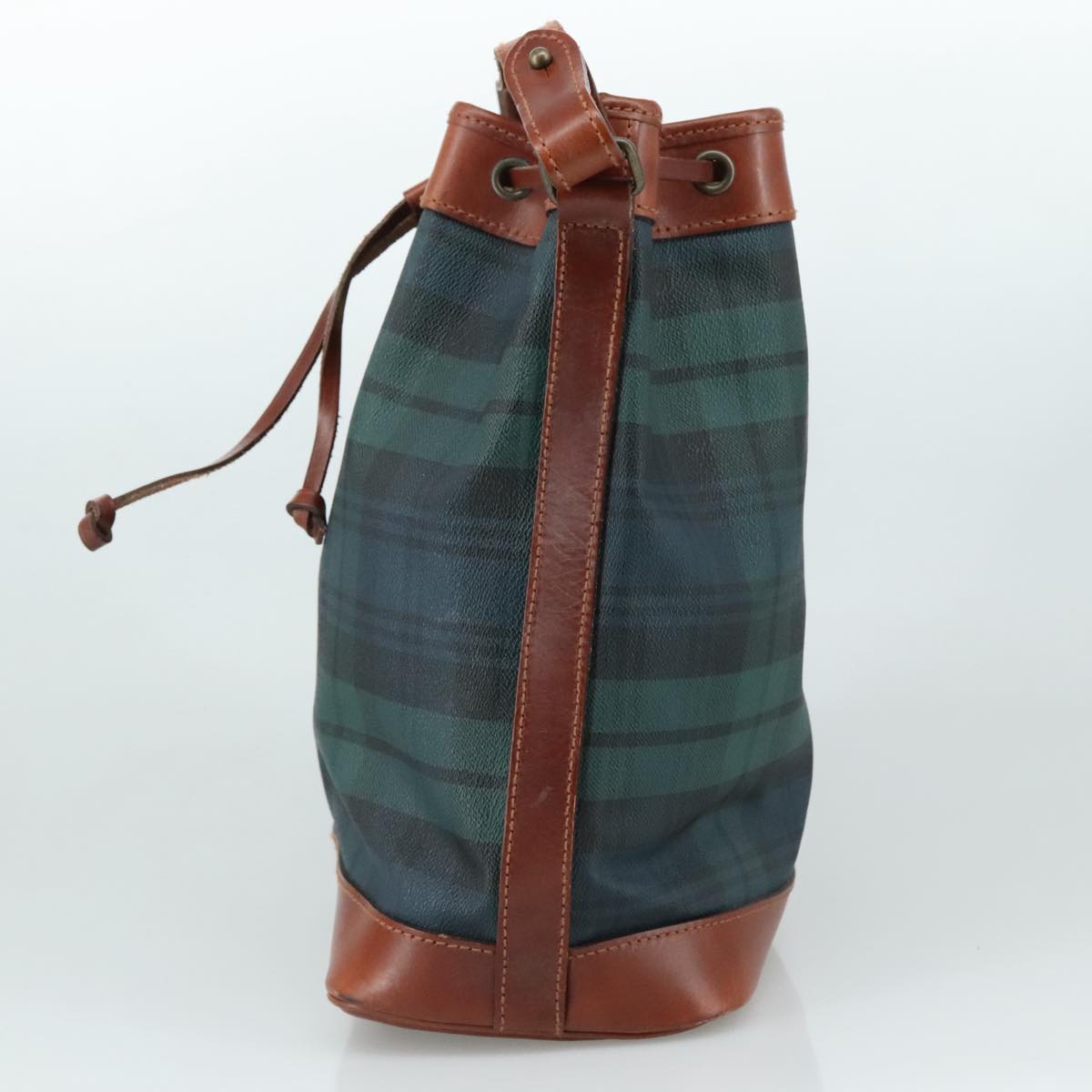Ralph Lauren Polo Green Canvas Shoulder Bag (Pre-Owned)