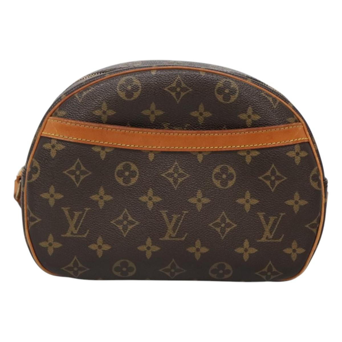 Louis Vuitton Blois Brown Canvas Shoulder Bag (Pre-Owned)
