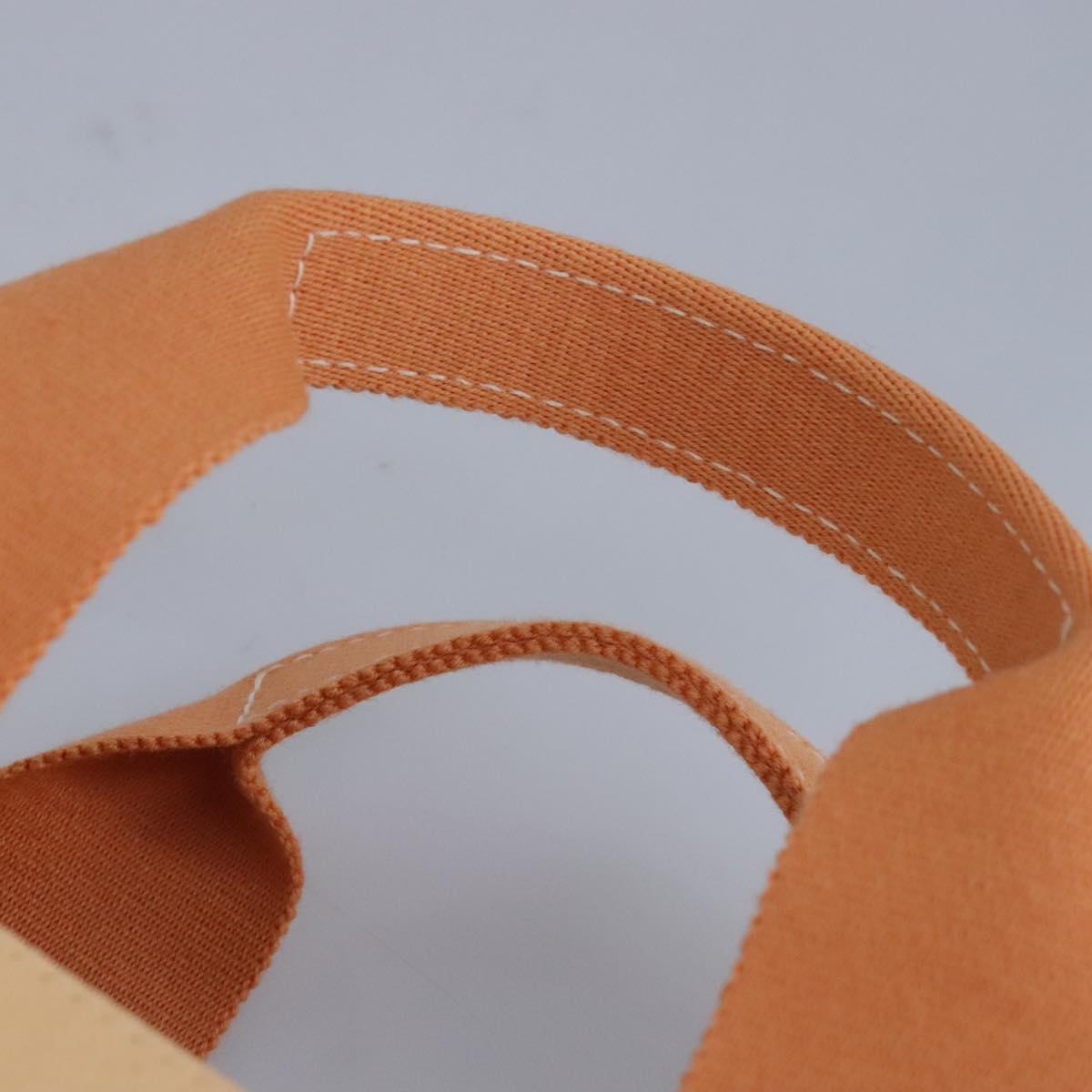 Hermès Bora Bora Orange Canvas Tote Bag (Pre-Owned)