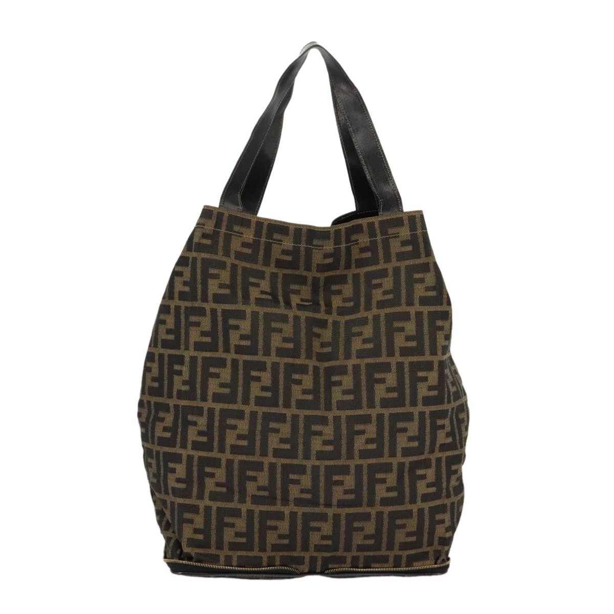 Fendi Brown Canvas Tote Bag (Pre-Owned)