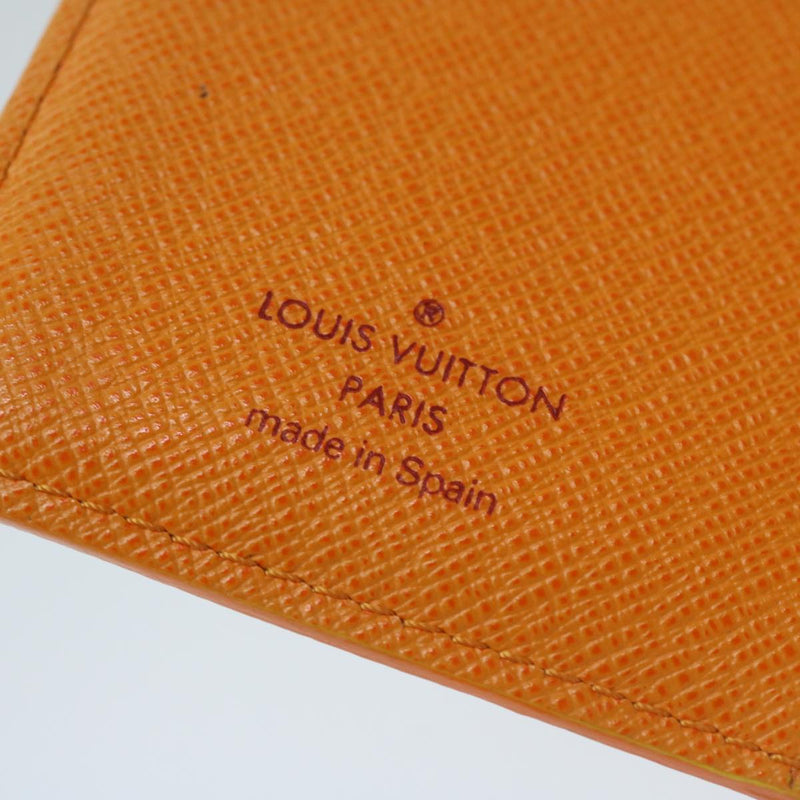 Louis Vuitton Couverture Agenda De Bureau Anthracite Leather Wallet  (Pre-Owned)