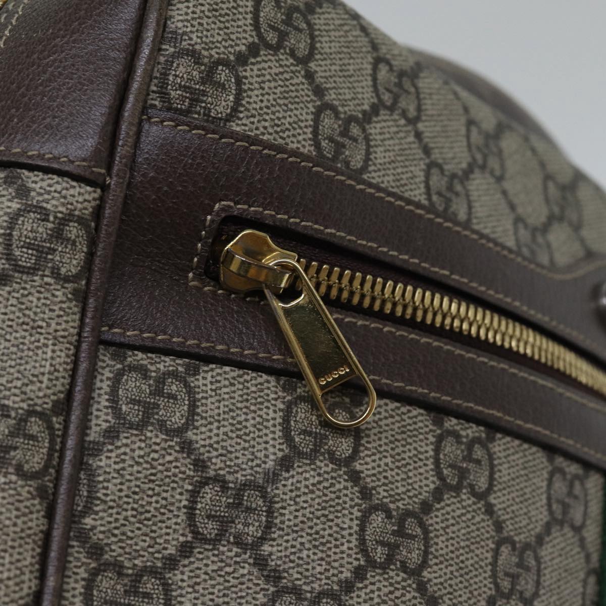 Gucci Ophidia Beige Canvas Shoulder Bag (Pre-Owned)