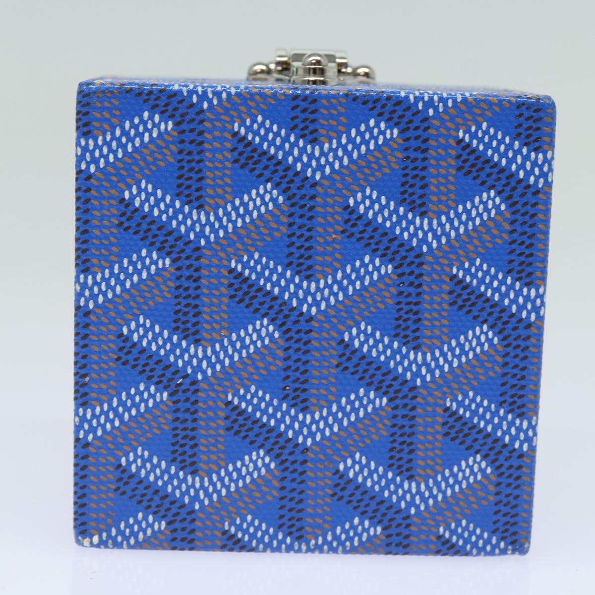 Goyard Herringbone Blue Canvas Jewelleryset Jewelry (Pre-Owned)