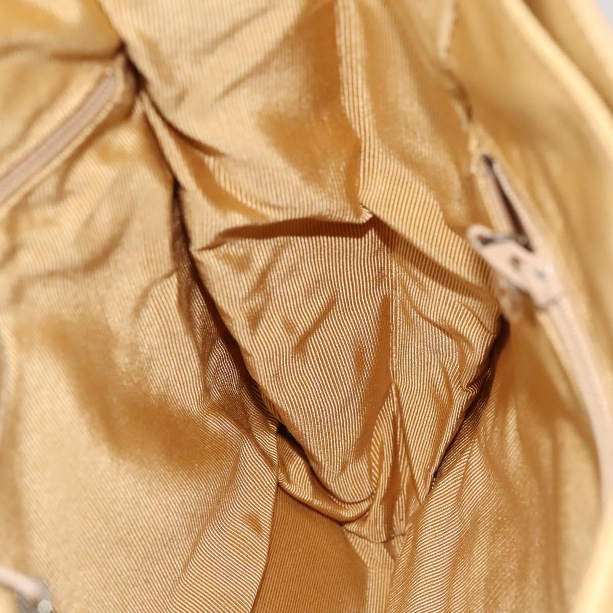 Chanel Cc Beige Leather Backpack Bag (Pre-Owned)