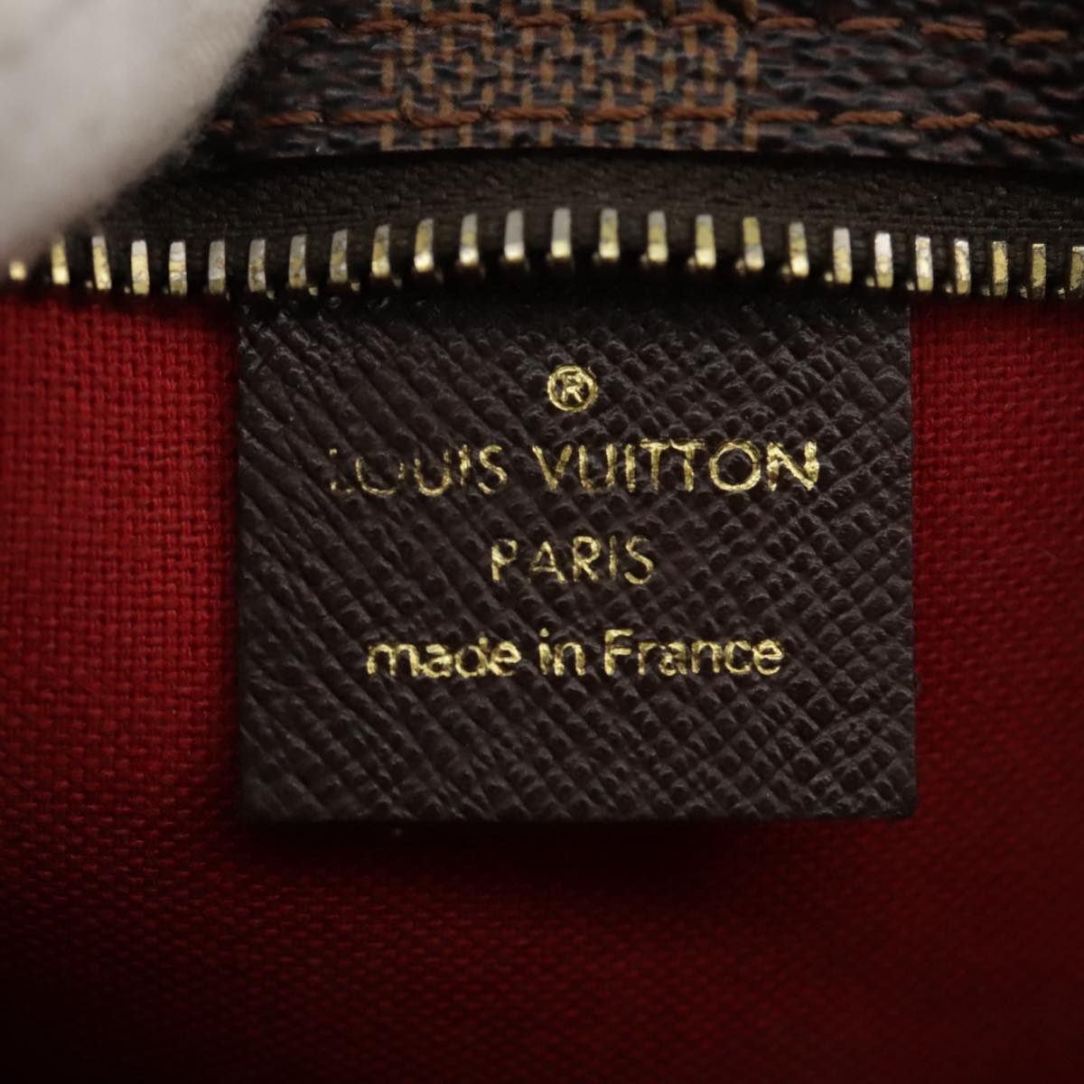 Louis Vuitton Trousse Makeup Brown Canvas Clutch Bag (Pre-Owned)