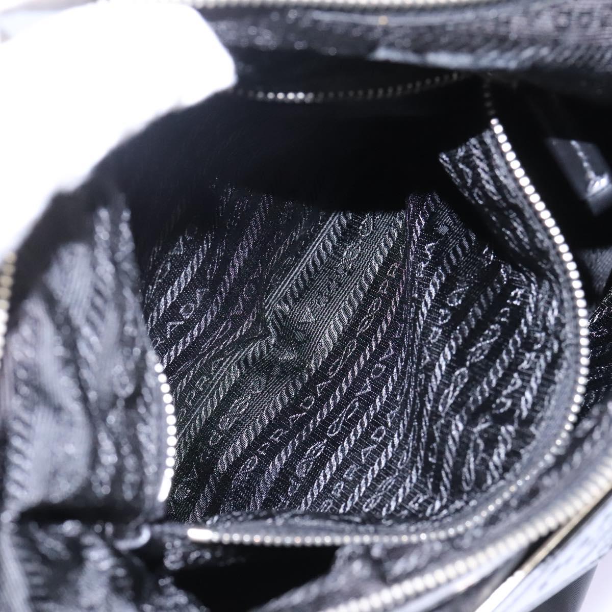 Prada Tessuto Black Synthetic Shoulder Bag (Pre-Owned)