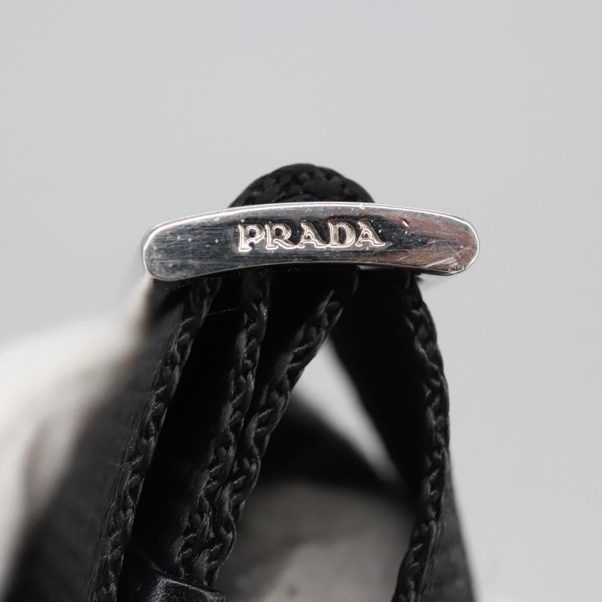 Prada Re-Nylon Black Synthetic Shoulder Bag (Pre-Owned)