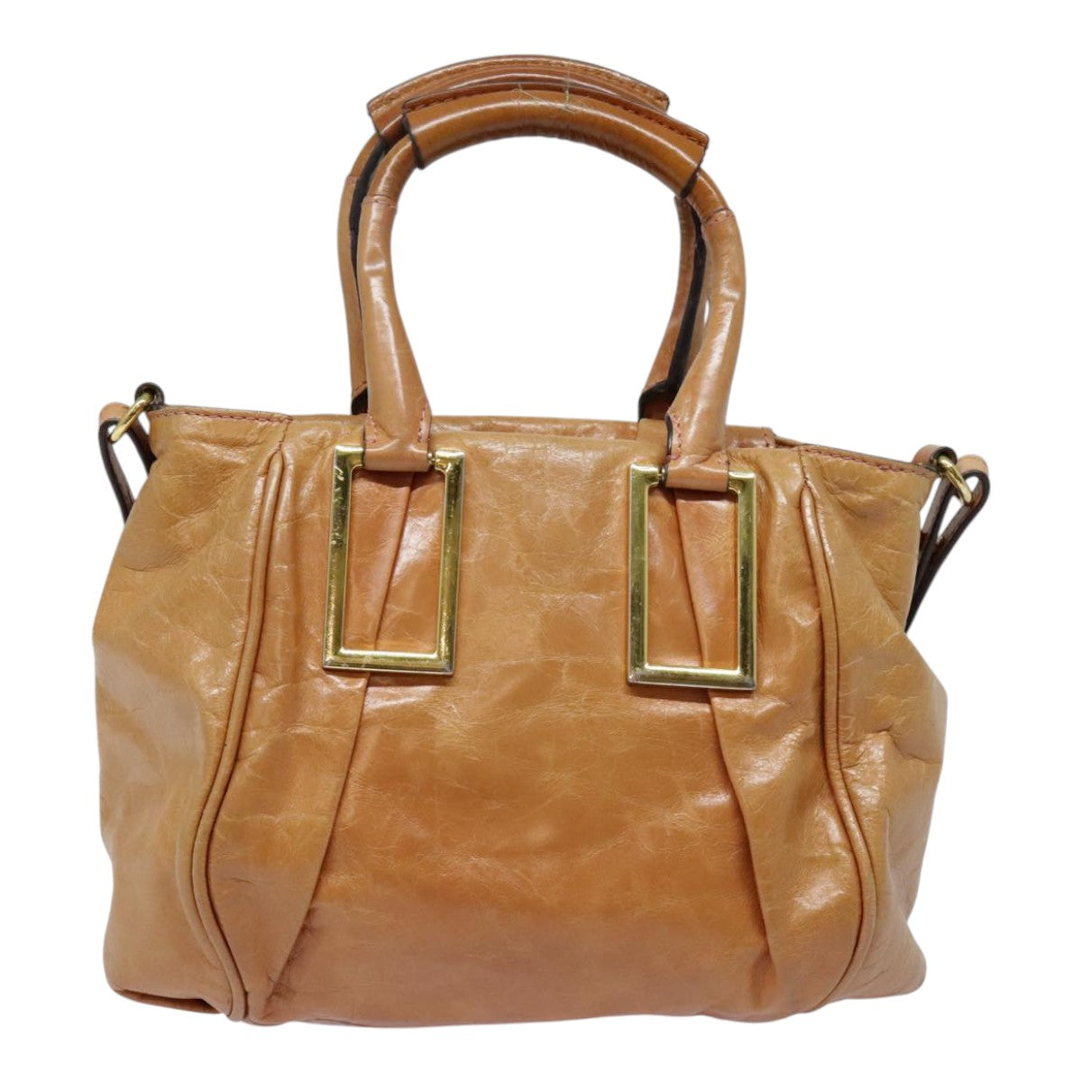 Chloé Ethel Brown Leather Shoulder Bag (Pre-Owned)