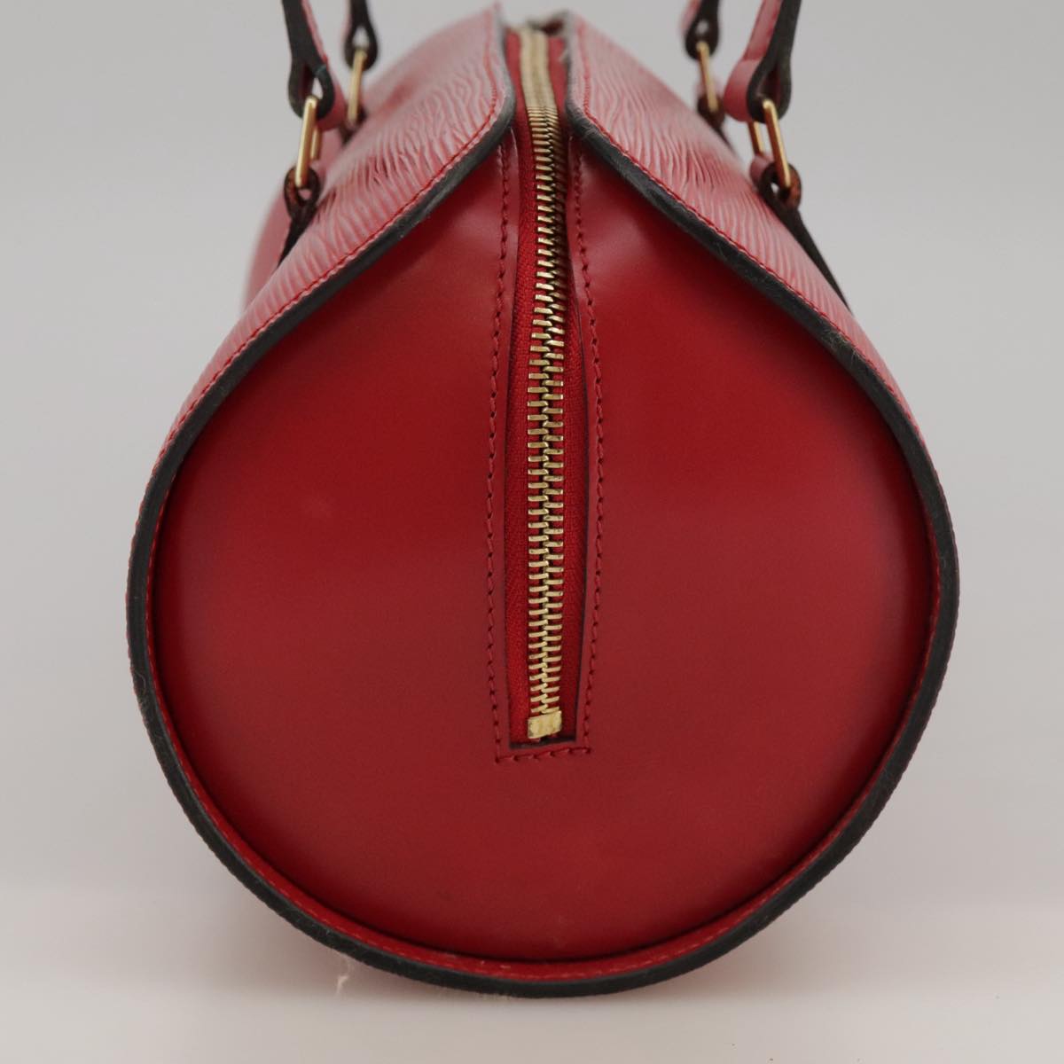 Louis Vuitton Soufflot Red Leather Handbag (Pre-Owned)